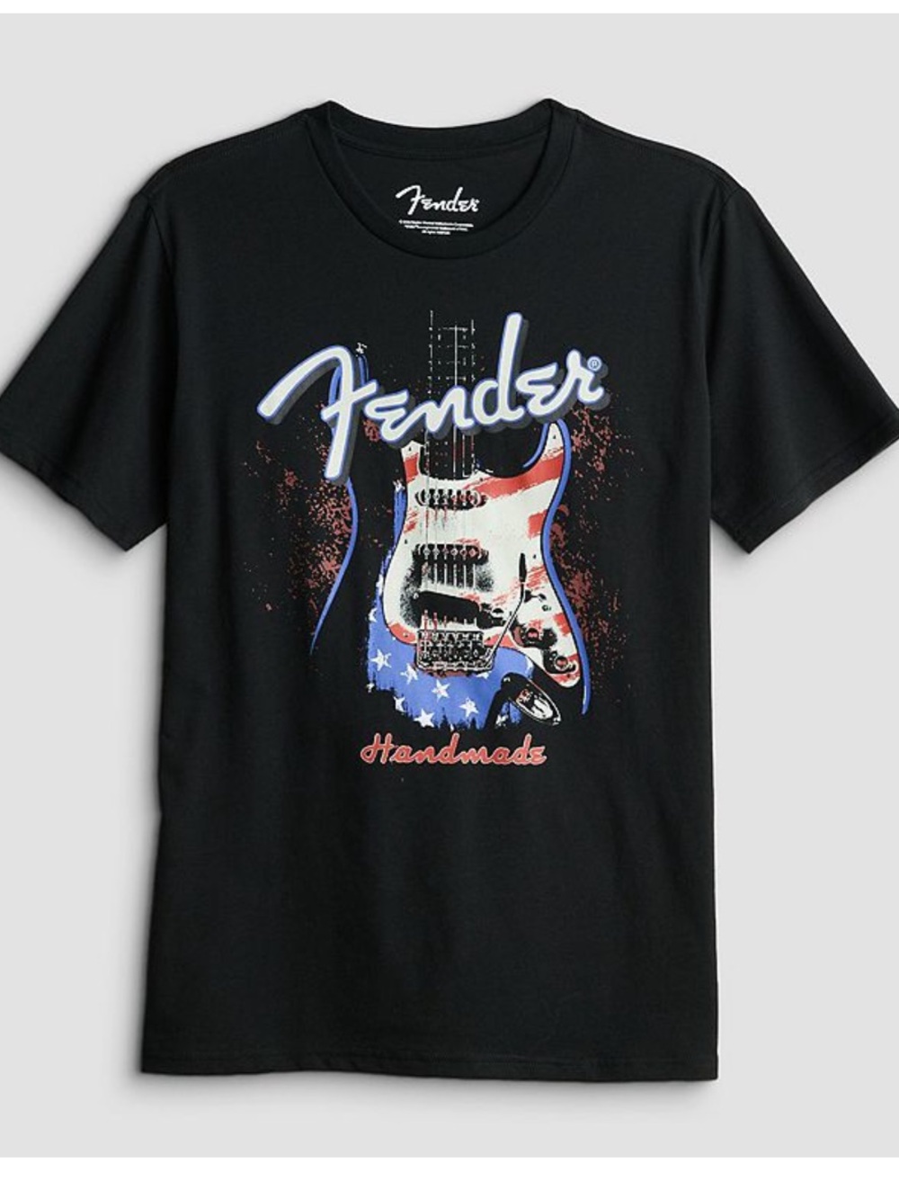 Fender Men's Black Graphic T-Shirt, new!